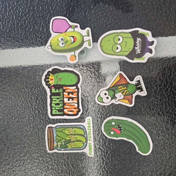 Source Unknown Other - Pickle Stickers - Bag #42 - Set of 6 - NWOT